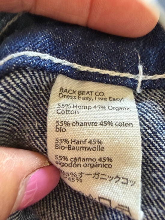 Back Beat Co. Relaxed Indigo  Utility Work Jeans size 6 - Picture 8 of 15